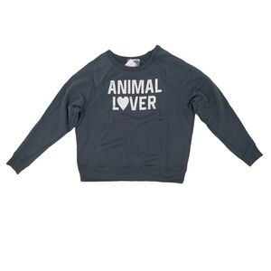 NWT Grayson Threads Animal Lover Black Fleeced Lined Sweatshirt Size XS Women’s